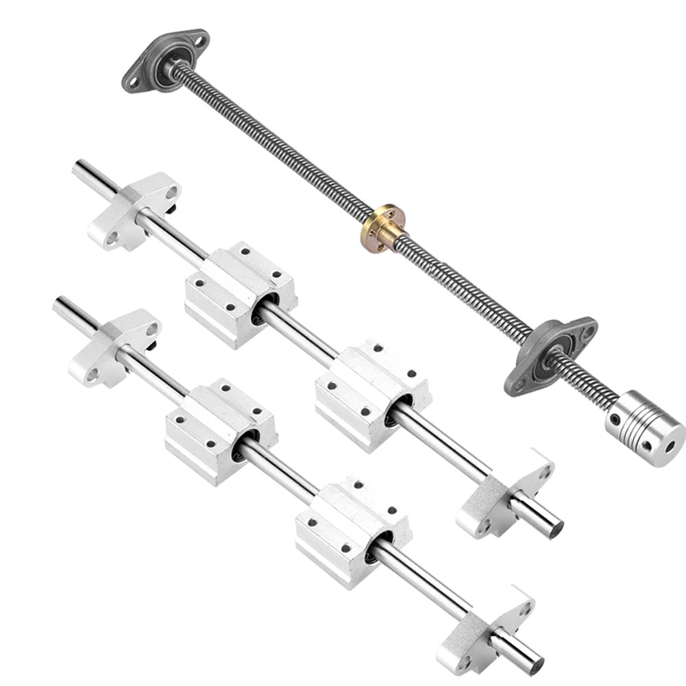 3D Zubehör| T8  Leitspindel + Φ8mm Linearführung 100mm-600mm CopperNut Wellenkupplung Für 3D - Euroharry GmbH