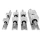 3D Zubehör| 2 Stück SBR12 SBR16 SBR20 SBR25 Linearführung Gleitschiene+4 Stück Linearblock SBR12UU SBR16UU SBR20UU SBR25UU CNC 3D-Drucker - Euroharry GmbH