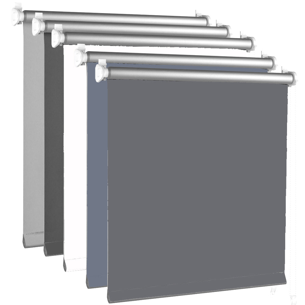 Thermorollo Verdunkelungsrollo Klemmfix Rollo ohne Bohren Silberbeschichtung für Fenster&Türen - Euroharry GmbH
