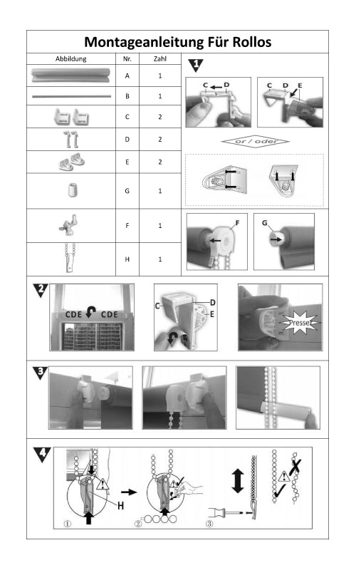 Thermorollo Verdunkelungsrollo Klemmfix Rollo ohne Bohren Silberbeschichtung für Fenster&Türen - Euroharry GmbH