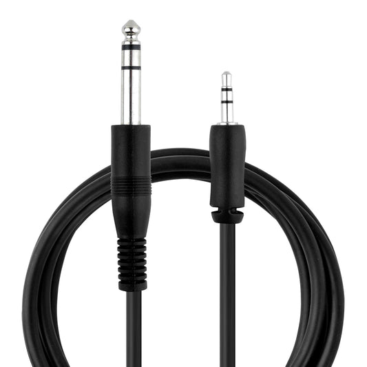 1,5 m 3,5 mm Stecker auf 6,5 mm Stecker Audio-Verlängerungskabel - Euroharry GmbH