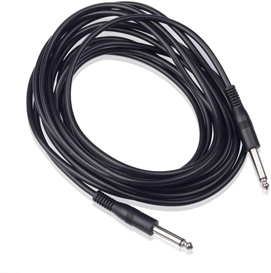 5m 6,35mm Stecker auf 6,35 mm Stereo-Audio Kabel für PCs, Laptops, Smartphones, Tablets, Autoradios - Euroharry GmbH
