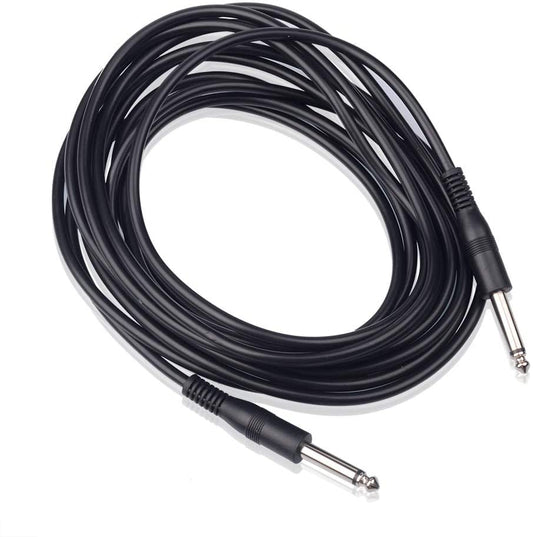 5m 6,35mm Stecker auf 6,35 mm Stereo-Audio Kabel für PCs, Laptops, Smartphones, Tablets, Autoradios - Euroharry GmbH
