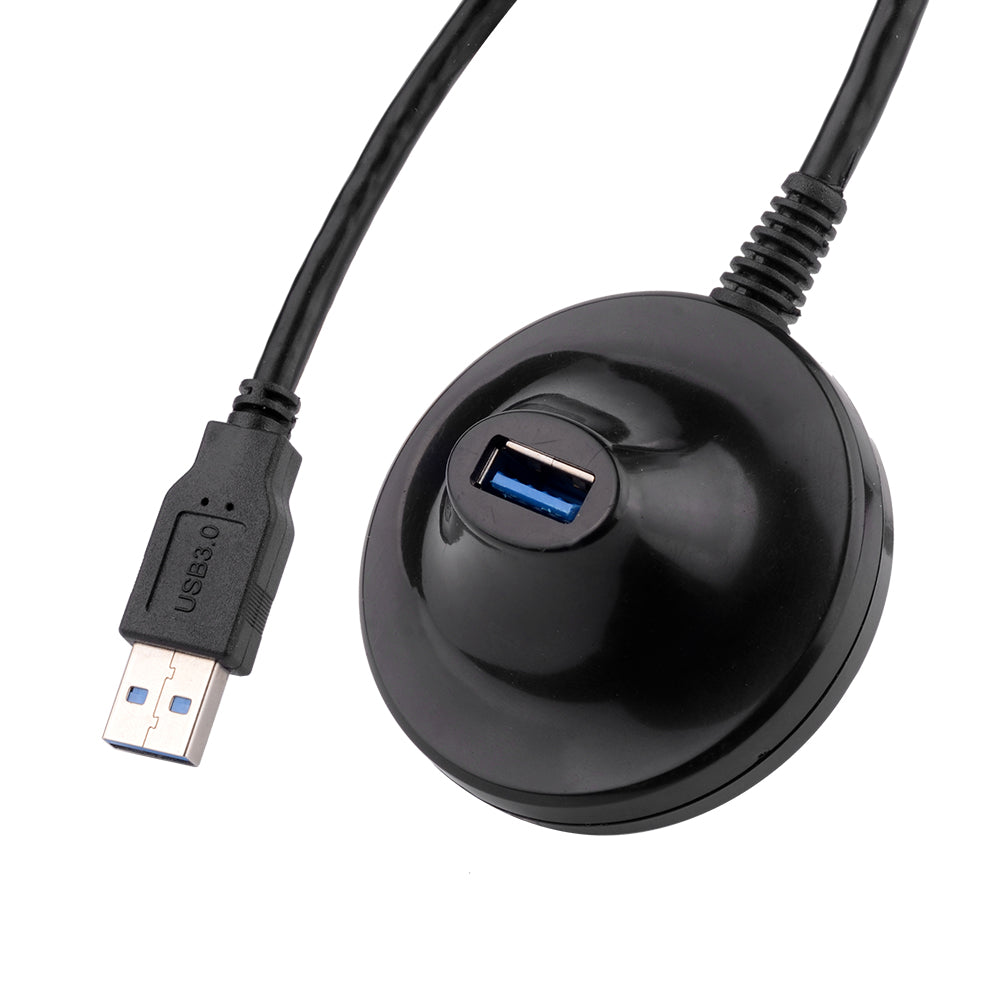 80cm USB Verlängerungskabel mit Sockel, USB 3.0 Extender Typ A, Stecker auf Buchse, Datenübertragungskabel, 5 Gbit/s, für USB-Flash-Laufwerk, Kartenleser, Festplatte, Drucker - Euroharry GmbH