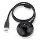 80cm USB Verlängerungskabel mit Sockel, USB 3.0 Extender Typ A, Stecker auf Buchse, Datenübertragungskabel, 5 Gbit/s, für USB-Flash-Laufwerk, Kartenleser, Festplatte, Drucker - Euroharry GmbH