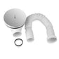 Ablaufgarnitur Dusche 90mm flach Siphon mit Geruchsstop und Haarsieb - Euroharry GmbH
