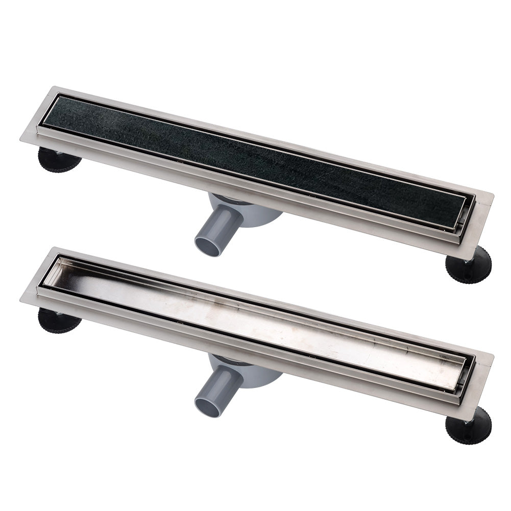 Edelstahl Duschrinne Bodenablauf Abflussrinne -360° Befliesbar - Euroharry GmbH