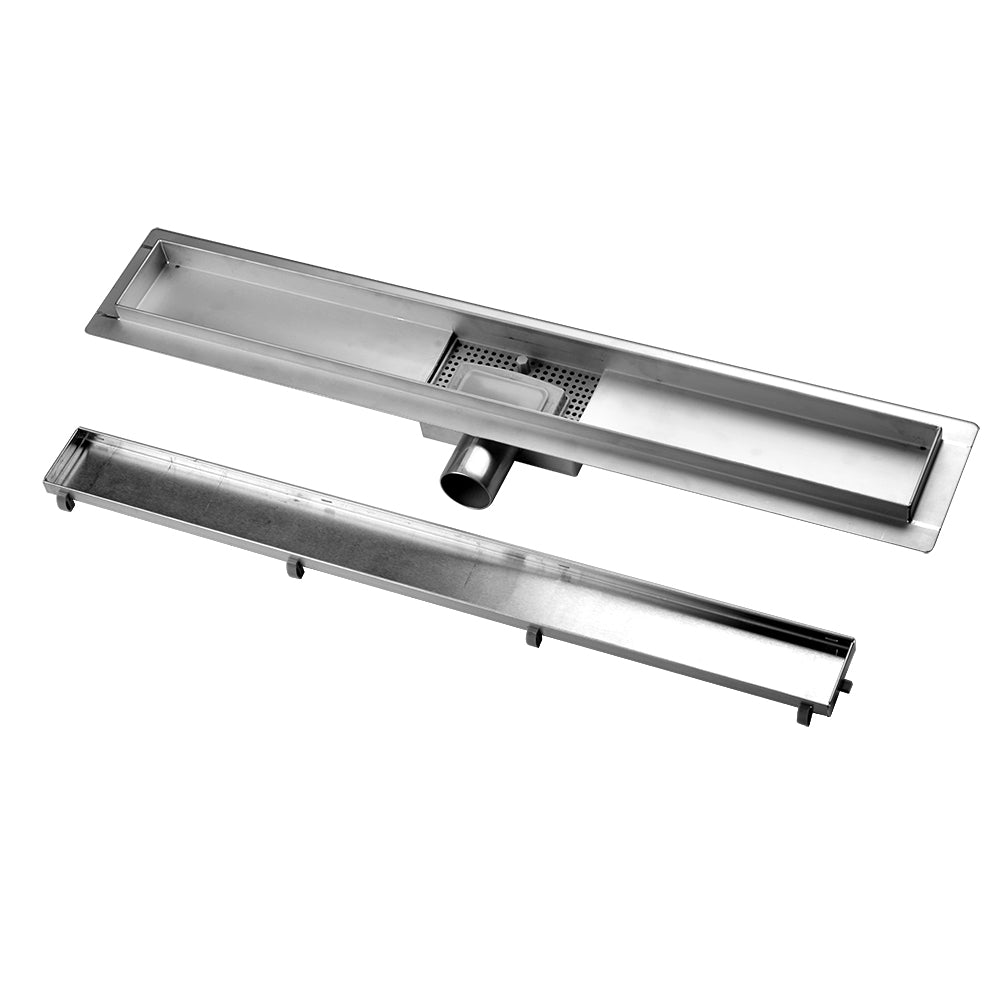 Edelstahl Duschrinne Bodenablauf Abflussrinne Duschablauf Ablauf 2in 1 Befliesbar - Euroharry GmbH