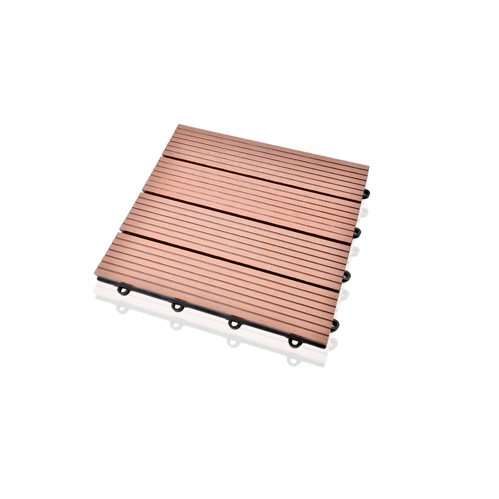 1 Stuck 30x30cm oder 60x30 cm WPC Fliese Terrassenfliesen Klickfliese Terrasse Holz Holzfliese balkonfliesen Terrasse - Euroharry GmbH