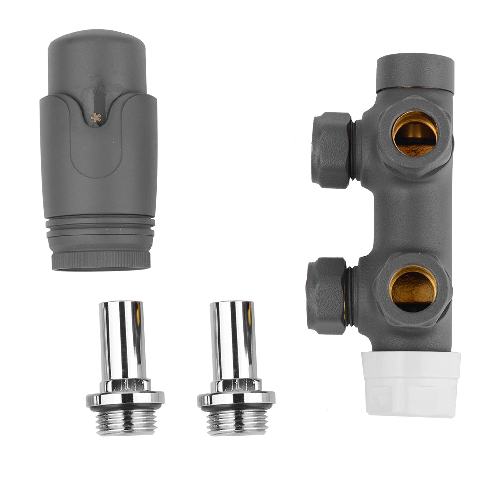 Anschlussgarnitur Mittelanschluss/Radiator Valves Thermostat Für Badheizkörper - Euroharry GmbH