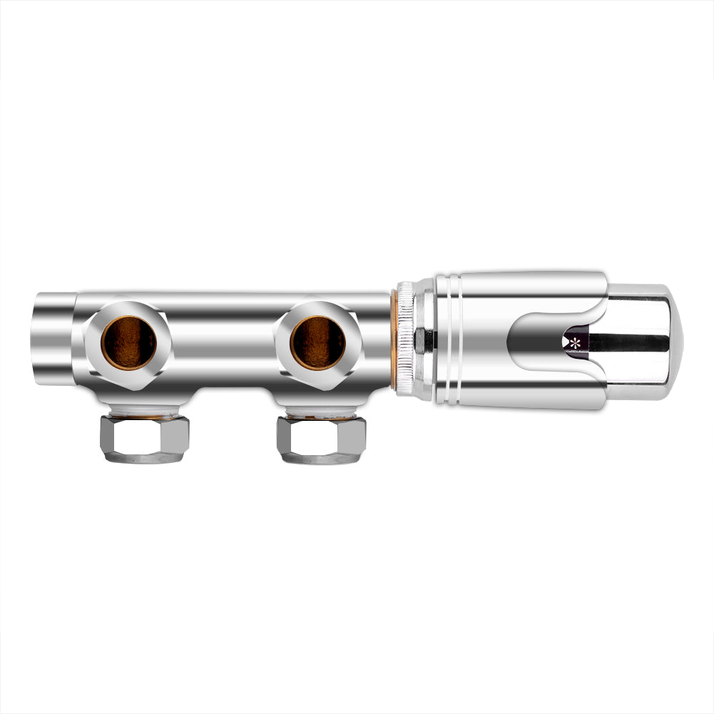 Anschlussgarnitur Mittelanschluss/Radiator Valves Thermostat Für Badheizkörper - Euroharry GmbH