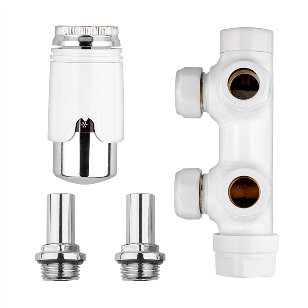 Anschlussgarnitur Mittelanschluss/Radiator Valves Thermostat Für Badheizkörper - Euroharry GmbH