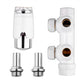 Anschlussgarnitur Mittelanschluss/Radiator Valves Thermostat Für Badheizkörper - Euroharry GmbH