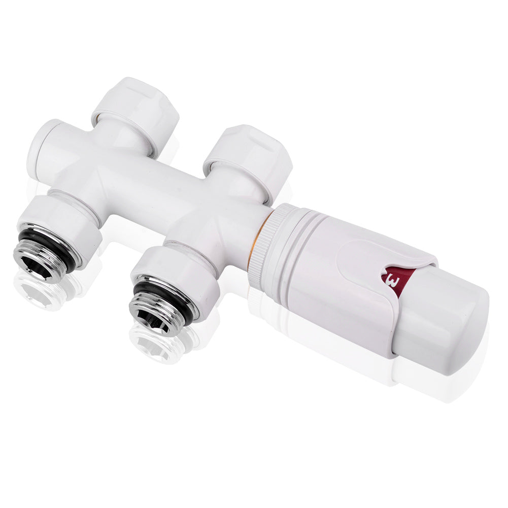 Anschlussgarnitur Mittelanschluss/Radiator Valves Thermostat Für Badheizkörper - Euroharry GmbH