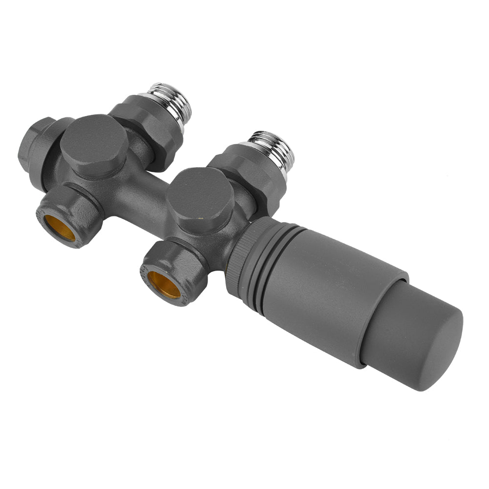 Anschlussgarnitur Mittelanschluss/Radiator Valves Thermostat Für Badheizkörper - Euroharry GmbH