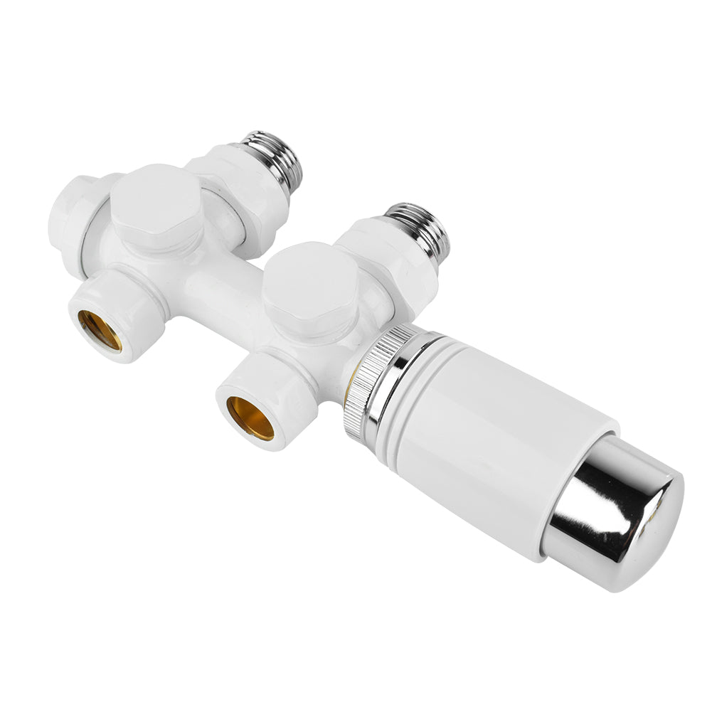 Anschlussgarnitur Mittelanschluss/Radiator Valves Thermostat Für Badheizkörper - Euroharry GmbH