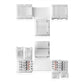 LED Streifenlicht Zubehör| Eckverbinder T-Form Verbinder Schnellverbinder Steckverbinder LED Strip RGB 5050 Streifen - Euroharry GmbH