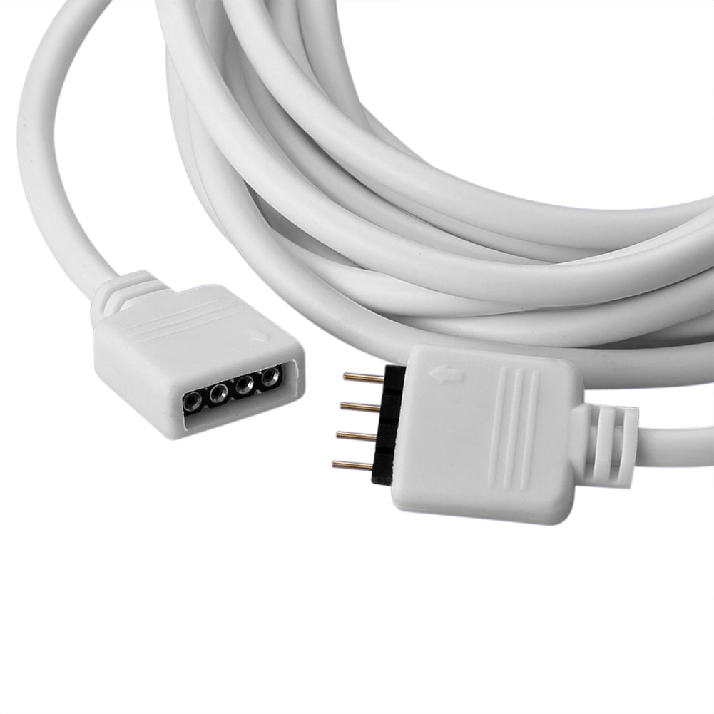 LED Streifenlicht Zubehör|Verlängerung Anschluss Kabel für LED RGB-Strip 4 pin, Verbinder, geeignet für LED RGB Leiste Streifen - Euroharry GmbH
