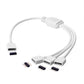 LED Streifenlicht Zubehör| 44pcs LED Strip Verbinder LED Stripe Verlängerung LED Strip Eckverbinder LED Streifen Befestigungsclips Für 10mm 4 Polig RGB 5050 3528 LED Strip - Euroharry GmbH