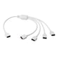 LED Streifenlicht Zubehör| 4PIN Verteiler Verbinder Verlängerungskabel RGB Kabel LED Strip - Euroharry GmbH