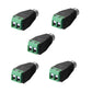 RCA  Adapter Terminalblock > Cinch Stecker RCA Adapter DC Block Schraubanschluss 2-Pin Verbinder Kabel auf Cinch Anschluss - Euroharry GmbH