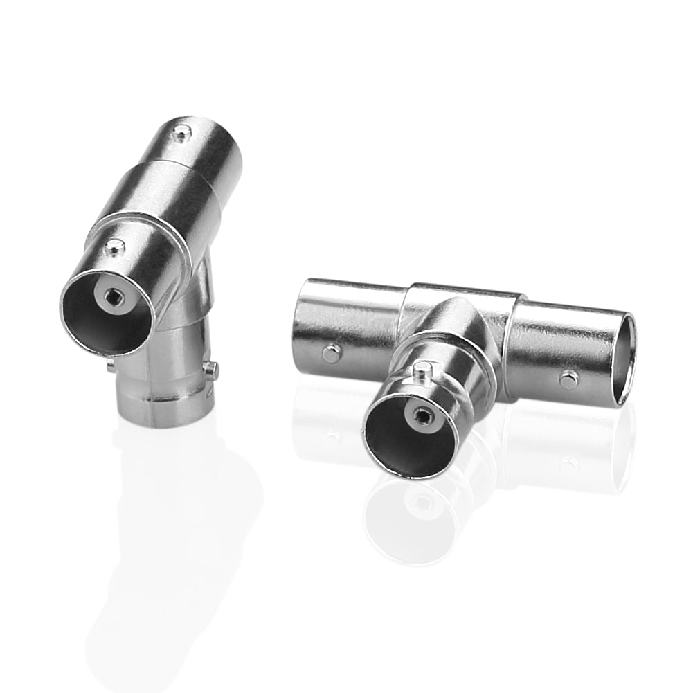 5 Stück BNC-T Triple 3X Buchse Adapter für Koax Koaxialkabel - Euroharry GmbH