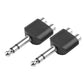 5 Stück 6,35 mm Stecker auf Dual Cinch RCA Buchse Audio Jack Y Adapter Plug and Play (5X 6.35mm Male to Dual RCA Female) Marke: euroharry - Euroharry GmbH