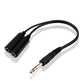 30cm 6,35mm 1/4 ' Audio-Verlängerungskabel 1 Stecker auf 2 Buchsen - Euroharry GmbH