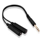 30cm 6,35mm 1/4 ' Audio-Verlängerungskabel 1 Stecker auf 2 Buchsen - Euroharry GmbH
