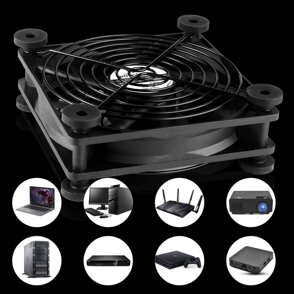 USB PC Ventilator lüfter 120mm Leise PC Gehäuselüfter Einstellbare Fan 5V - Euroharry GmbH