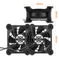 USB PC Ventilator lüfter 80mm 2in1 Leise PC Gehäuselüfter Einstellbare Fan 5V - Euroharry GmbH