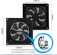 USB Ventilator,120MM Lüfter,Mit 3-Gang verstellbarem 5V/0.3A USB-Lüfter,mit einer modernen gebürsteten schwarzen Aluminiumrahmen,für Heimkino AV Schrank Kühlun - Euroharry GmbH