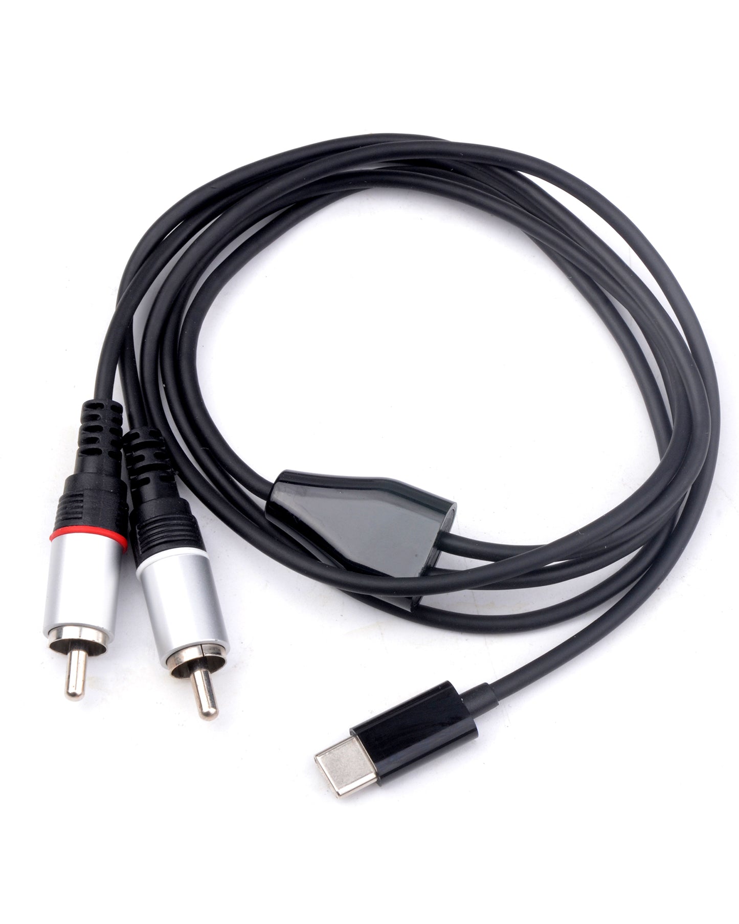 euroharry 1m USB Typ C auf Dual RCA Cinch Stecker Audio Stereo Y Splitter Adapterkabel Kompatibles Handtelefon - Euroharry GmbH