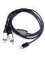 euroharry 1m USB Typ C auf Dual RCA Cinch Stecker Audio Stereo Y Splitter Adapterkabel Kompatibles Handtelefon - Euroharry GmbH