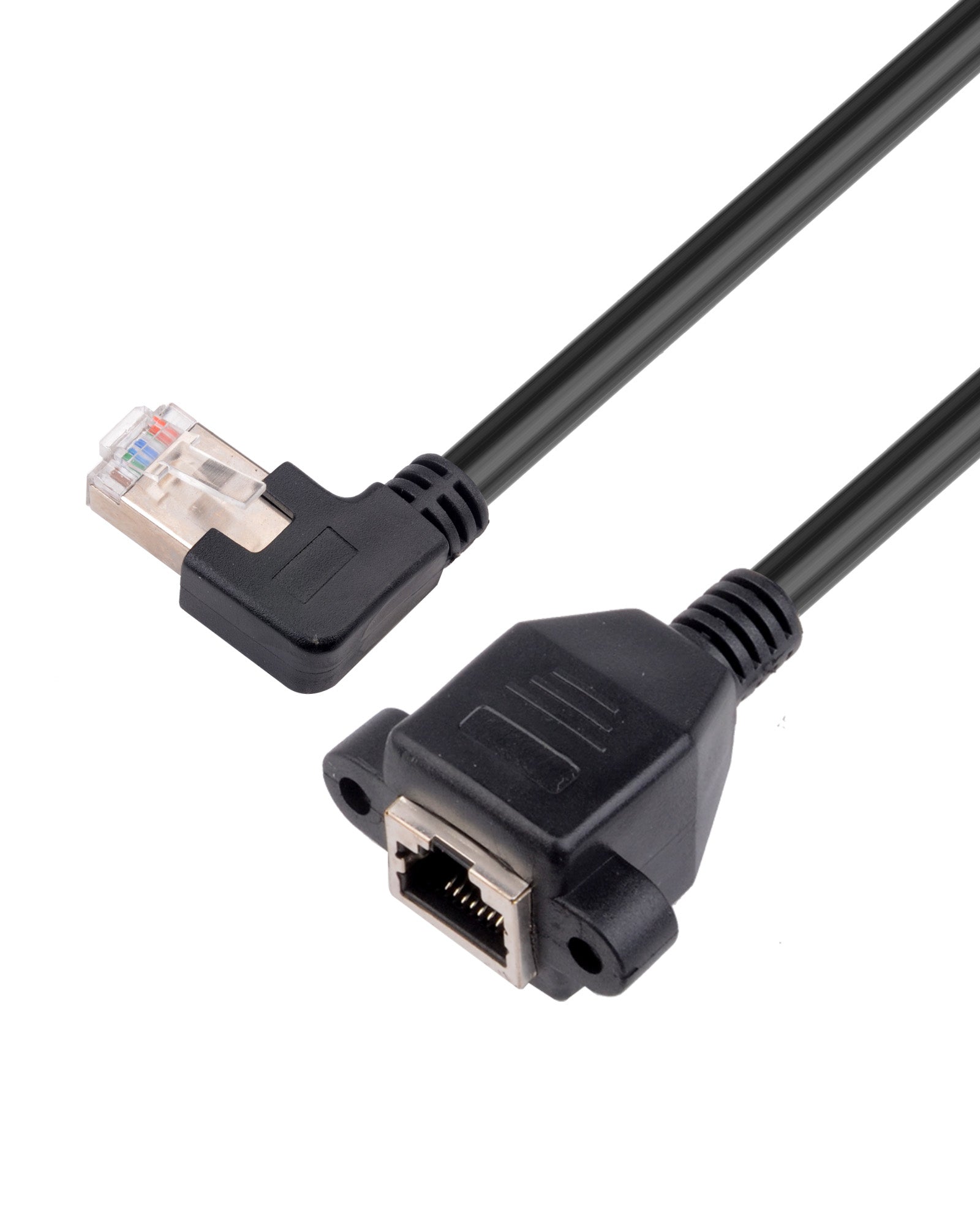 RJ45-Stecker auf Buchse Ethernet-Verlängerungskabel, , CAT6/5e/5, geschirmt - Euroharry GmbH