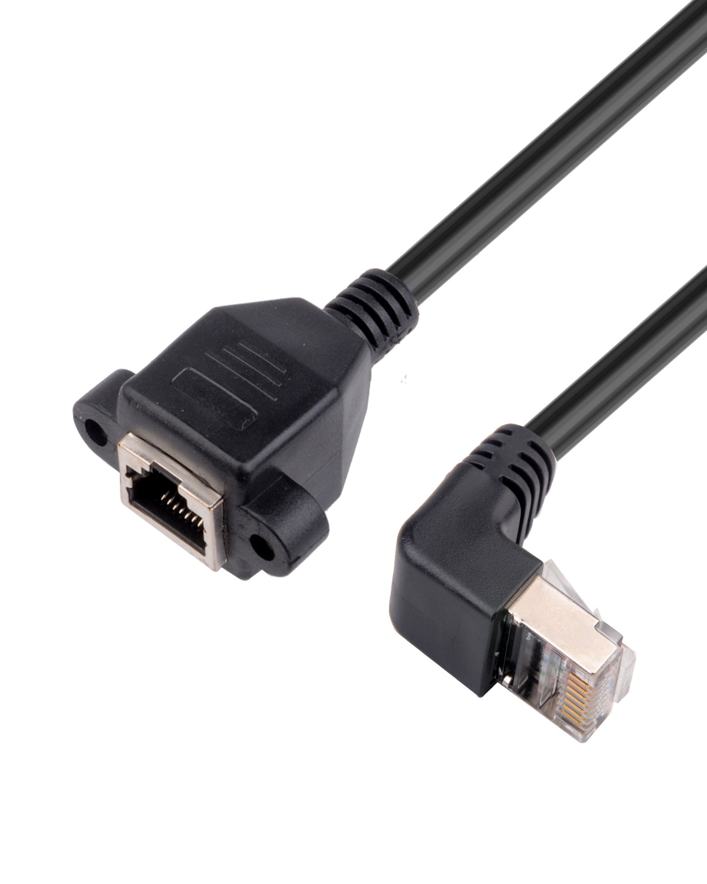 RJ45-Stecker auf Buchse Ethernet-Verlängerungskabel, , CAT6/5e/5, geschirmt - Euroharry GmbH