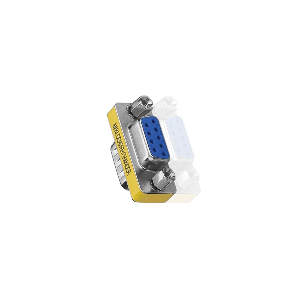 5 Stück 9 Pin RS-232 Seriell DB9 Stecker Stecker auf Buchse Kabel Geschlecht Wechsler Koppler Adapter - Euroharry GmbH