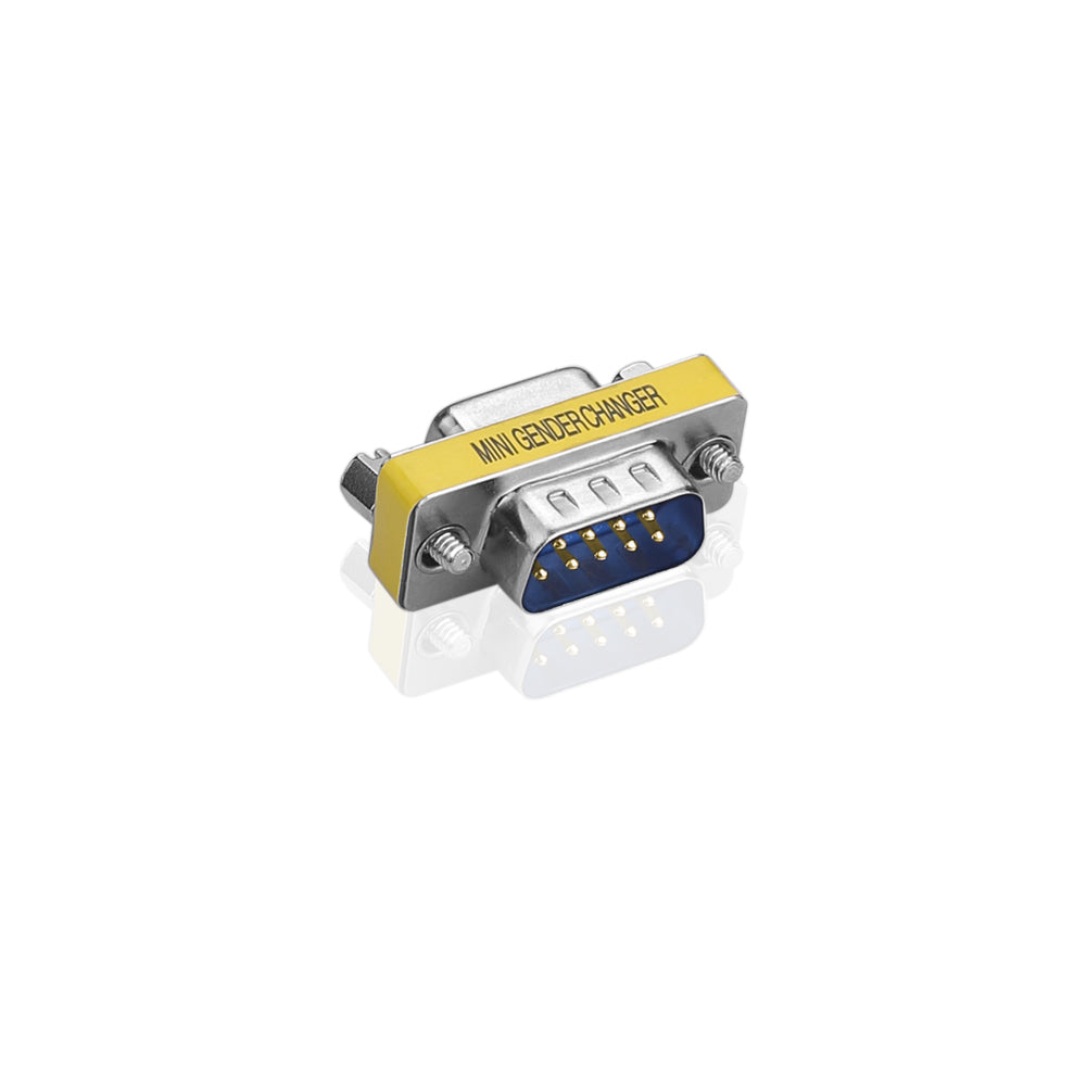5 Stück 9 Pin RS-232 Seriell DB9 Stecker Stecker auf Buchse Kabel Geschlecht Wechsler Koppler Adapter - Euroharry GmbH