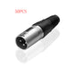 XLR Stecker Kupplung  Stecker  Buchse Mikrofonkabel 3 polig DMX Kabel Set - Euroharry GmbH
