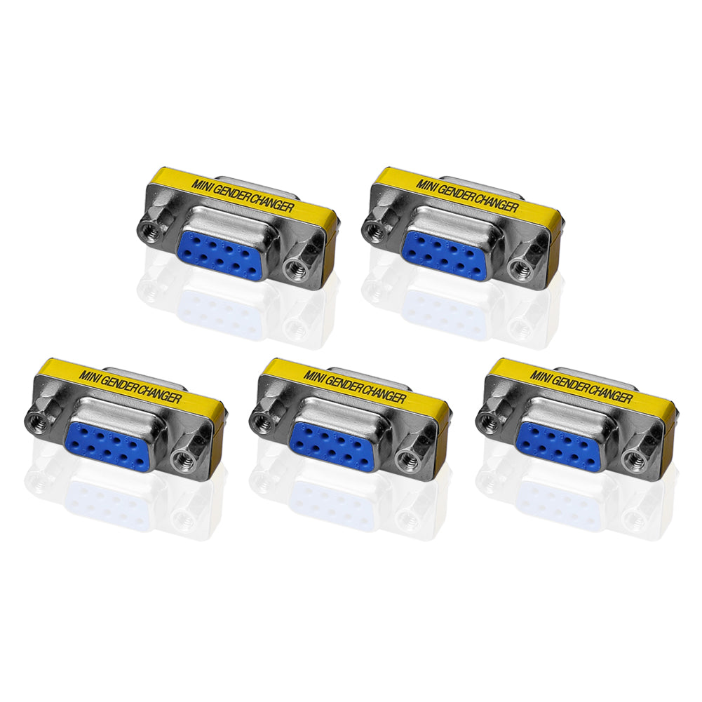 Gender Changer  DB9 9 Pin Seriell RS232 D-SUB-Gender Konverter Buchse auf Buchse - Euroharry GmbH