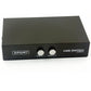 USB 2.0 Umschalter 2 fach Switch in 2x USB B out 1x USB A Metall Gehäuse - Euroharry GmbH