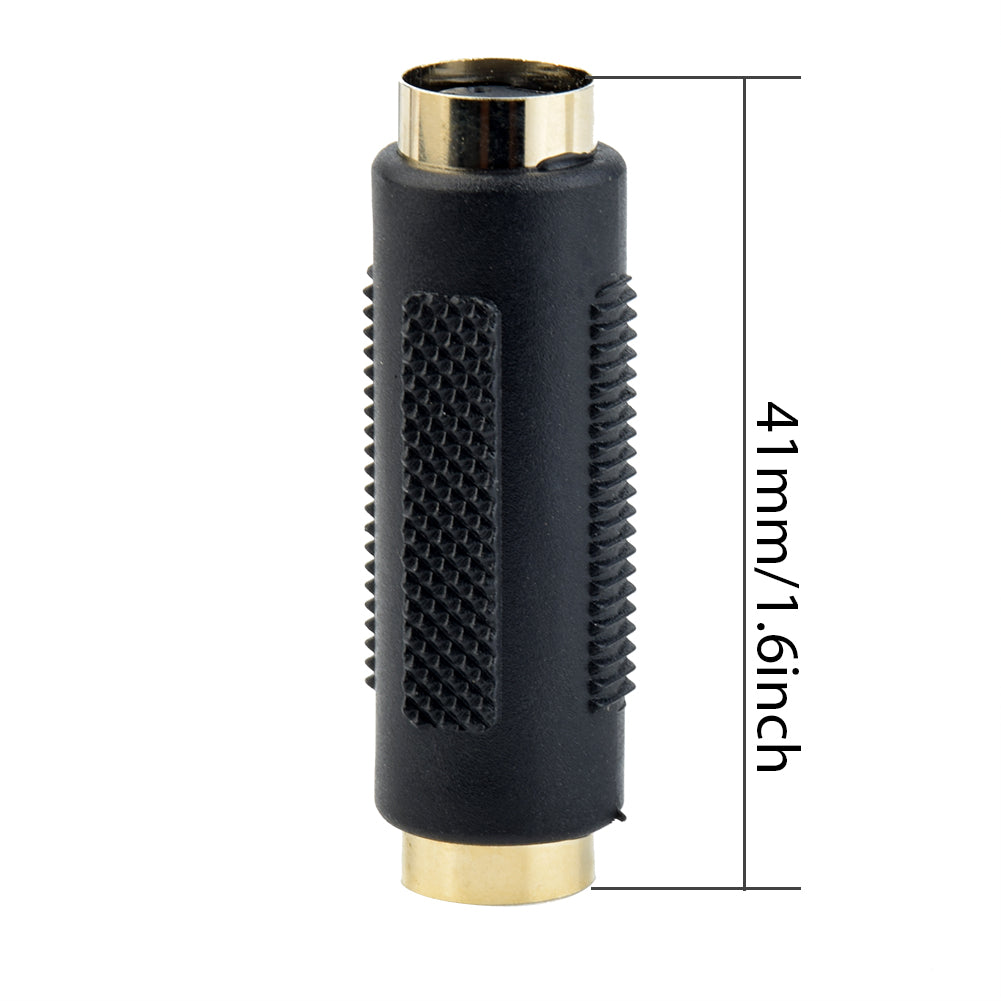 5Stück S-Video Buchse auf Buchse Mini Din 4 PIN Composite Kabeladapter, Geschlechtsänderung Koppler Verlängerungsstecker Adapter - Euroharry GmbH