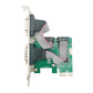 PCI-Express PCI-E Dual RS-232 Serial Port PCI-E 2 Port DSUB9 DB9 seriell Controller COM RS232 Karte Adapter PCI-E PCI Express Card-Adapter-Konverter - Euroharry GmbH