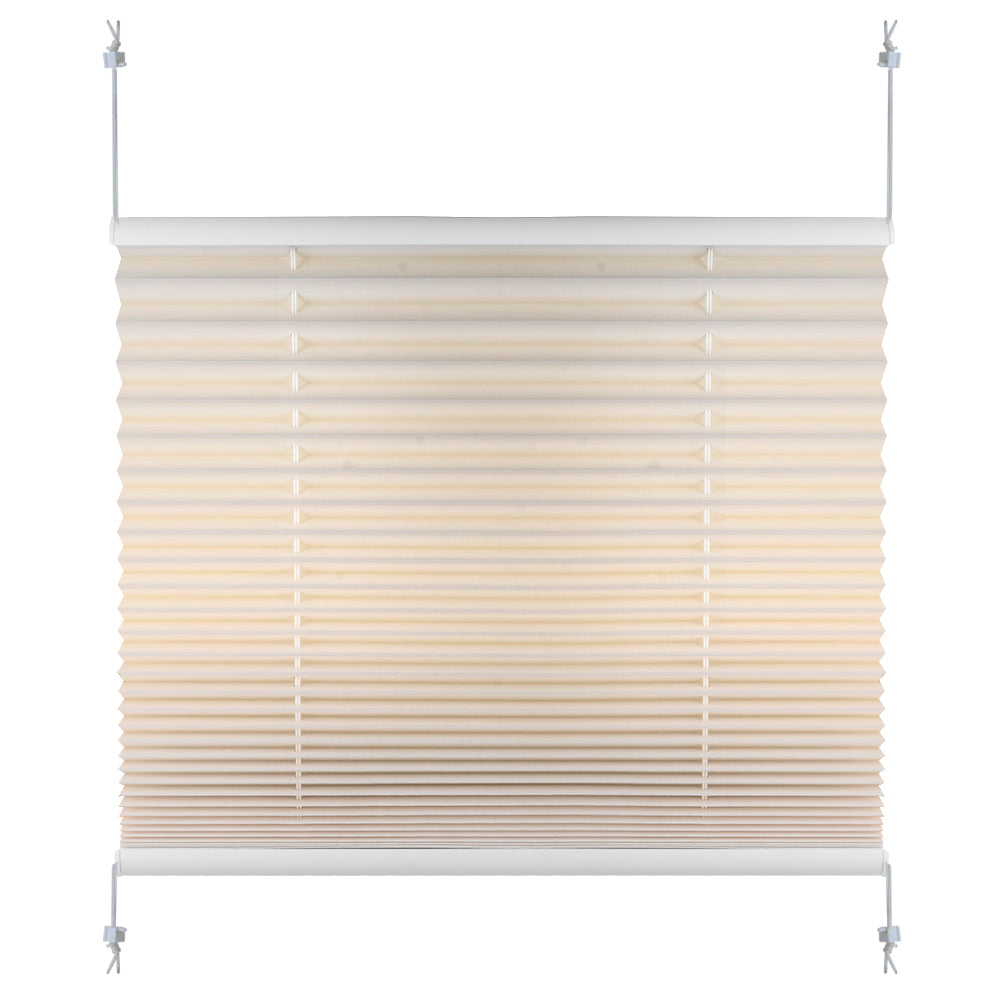 Plisse-rollo Plisseerollo Easyfix ohne Bohren Plissee Jalousie verspannt Faltstore Rollo Klemmfix Sonnenschutzrollo Seitenzugrollo Faltrollo für Fenster Tür - Euroharry GmbH