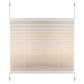 Plisse-rollo Plisseerollo Easyfix ohne Bohren Plissee Jalousie verspannt Faltstore Rollo Klemmfix Sonnenschutzrollo Seitenzugrollo Faltrollo für Fenster Tür - Euroharry GmbH