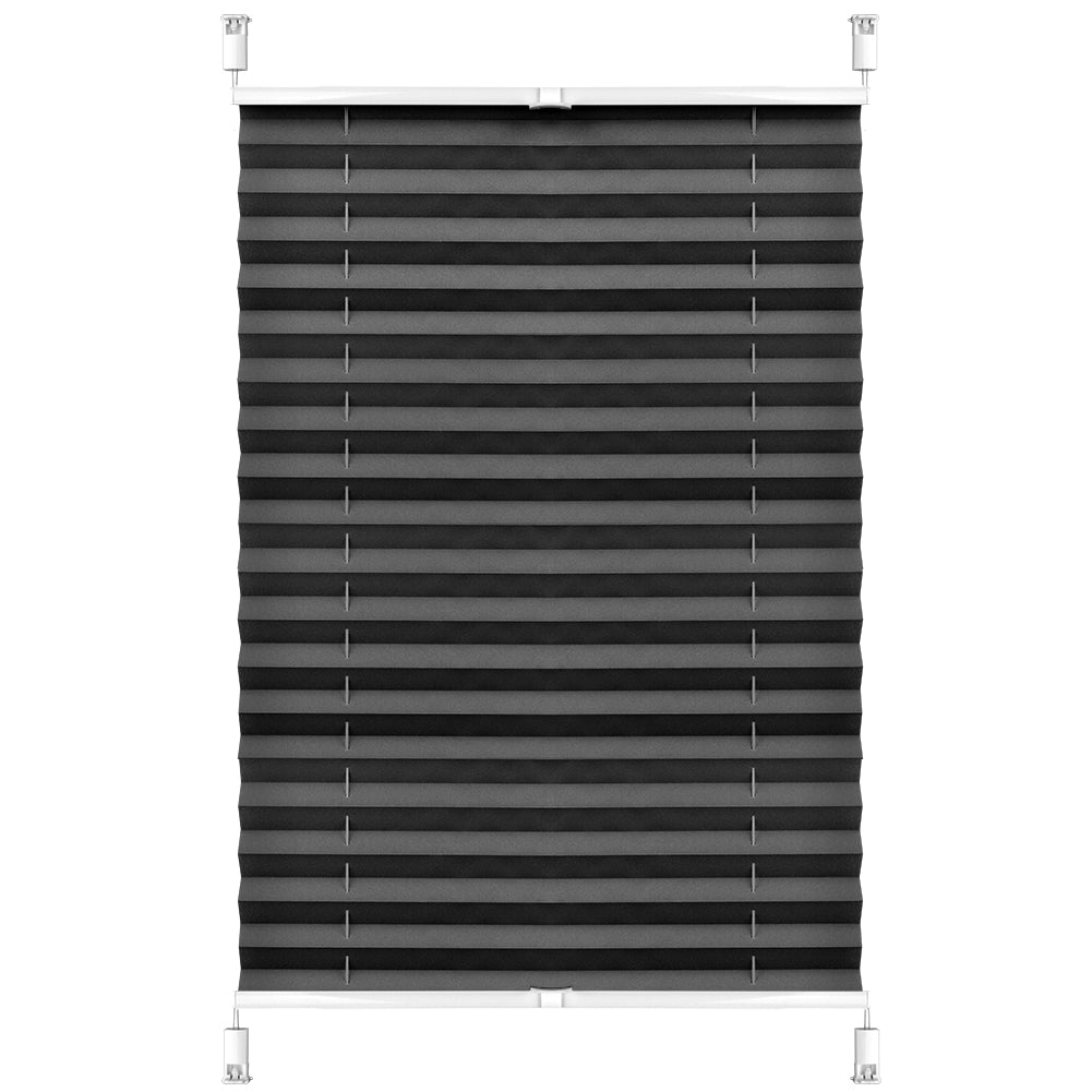 Plisse-rollo Plisseerollo Easyfix ohne Bohren Plissee Jalousie verspannt Faltstore Rollo Klemmfix Sonnenschutzrollo Seitenzugrollo Faltrollo für Fenster Tür - Euroharry GmbH