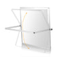 Trockenlöschen Whiteboard Weiße Kleines Tafel Desktop Mini Staffelei umschaltbarer Notizblock für Büro - Euroharry GmbH