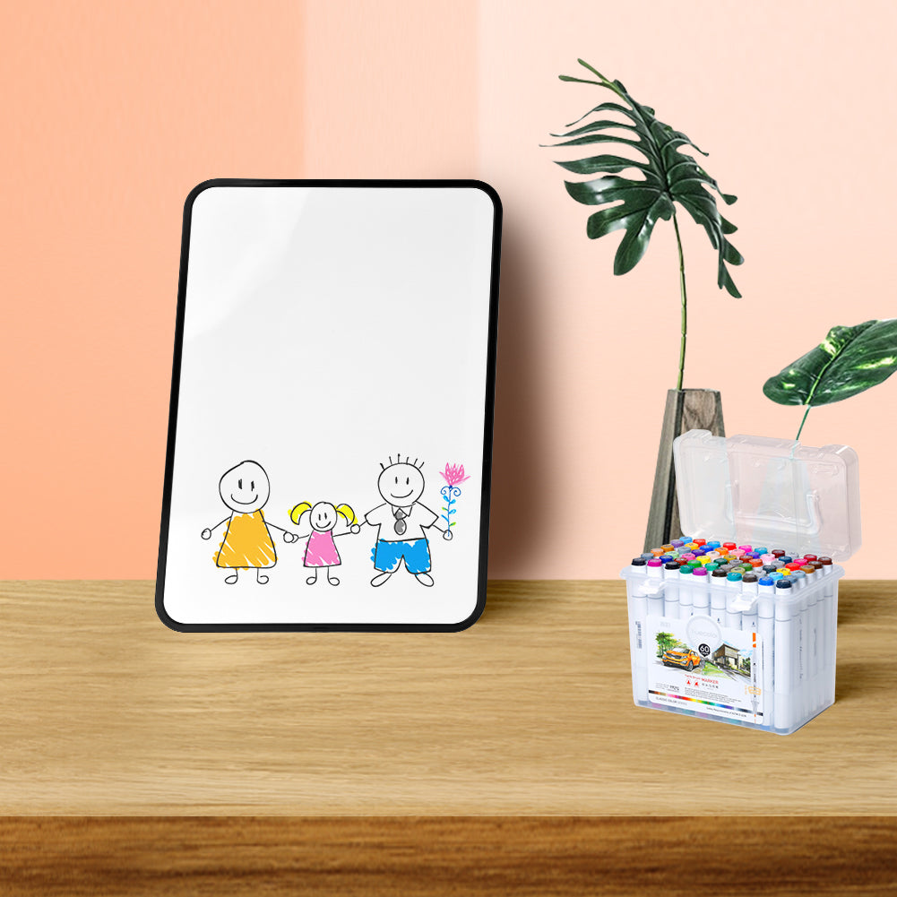 Mini 29x21cm Small Dry Eraser Whiteboard Magnetisch tragbare doppelseitige leere persönliche Handschrift Weiße Tafel A4 Größe Lap Board - Euroharry GmbH